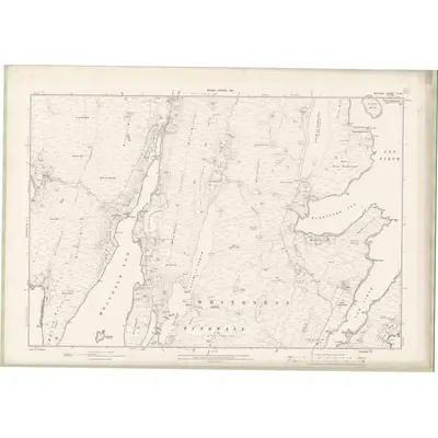 1900 Map of Zetland Sheet XLVIII, 1903 Print