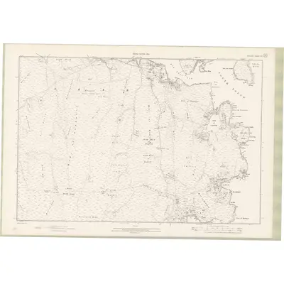 1900 Map of Zetland Sheet XVI, 1902 Print