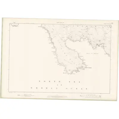 1900 Map of Zetland Sheet XVII, 1902 Print