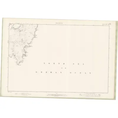 1900 Map of Zetland Sheet XVIII, 1902 Print