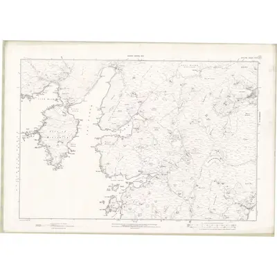 1900 Map of Zetland Sheet XXIV, 1903 Print