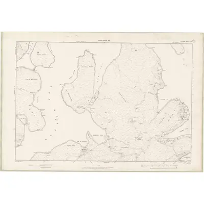 1900 Map of Zetland Sheet XXV, 1902 Print