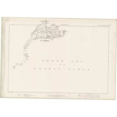 1900 Map of Zetland Sheet XXVIII & XXXIII, 1902 Print