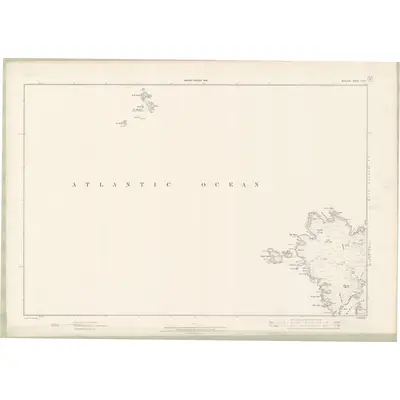 1900 Map of Zetland Sheet XXXIV, 1902 Print