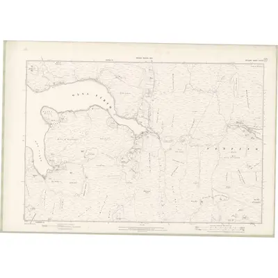 1900 Map of Zetland Sheet XXXVII, 1902 Print