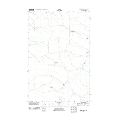2011 Map of Ziegele Coulee, 2011 Print