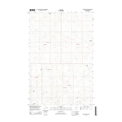 2014 Map of Ziegele Coulee, 2014 Print