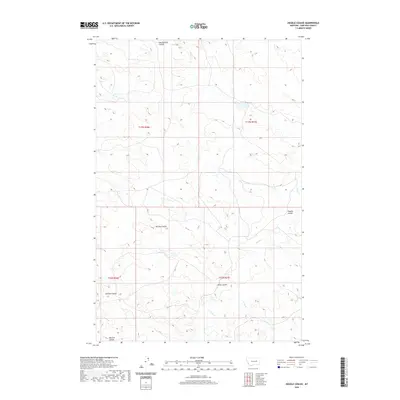 2020 Map of Ziegele Coulee, 2020 Print