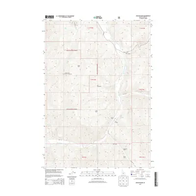 2013 Map of Ziegler Basin, 2013 Print
