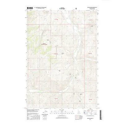 2017 Map of Ziegler Basin, 2017 Print