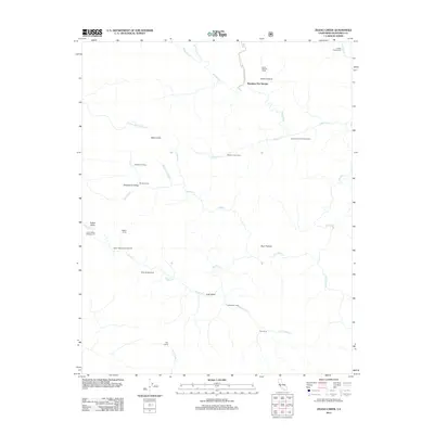 2012 Map of Zigzag Creek, 2012 Print