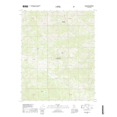 2018 Map of Zigzag Creek, 2018 Print
