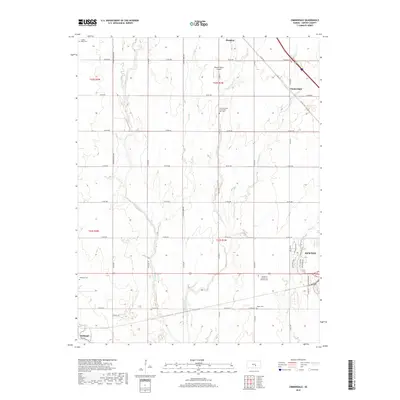 2018 Map of Zimmerdale, 2018 Print