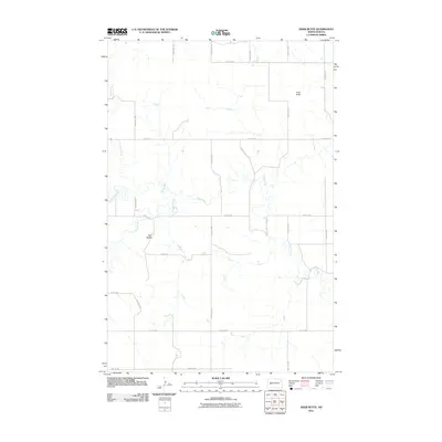 2011 Map of Ziner Butte, 2011 Print