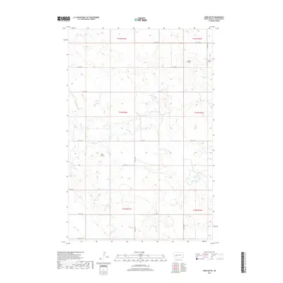 2017 Map of Ziner Butte, 2017 Print