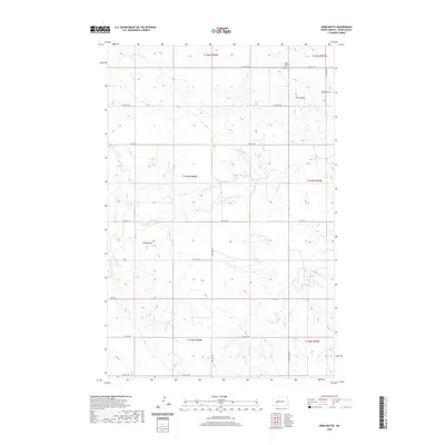 2020 Map of Ziner Butte, 2020 Print