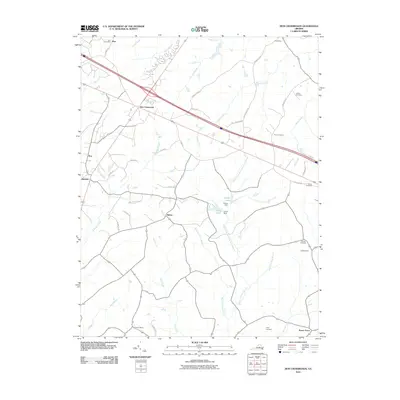 2010 Map of Zion Crossroads, 2010 Print