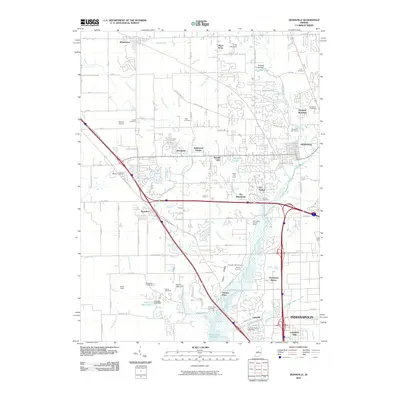 2010 Map of Zionsville, 2010 Print