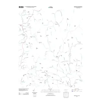 2013 Map of Zionville, 2013 Print