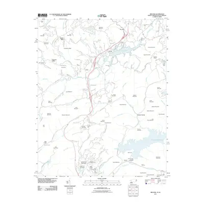 2011 Map of Zirconia, 2011 Print