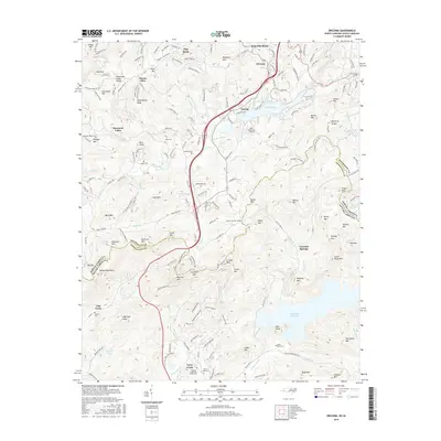 2016 Map of Zirconia, 2016 Print