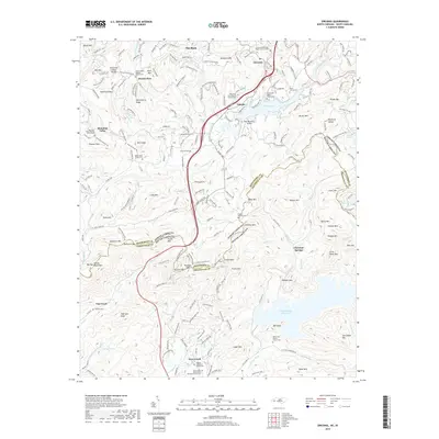 2019 Map of Zirconia, 2019 Print
