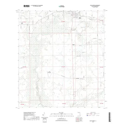 2018 Map of Zolfo Springs, 2018 Print