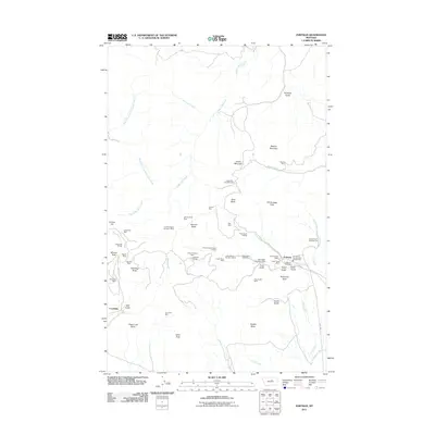 2011 Map of Zortman, 2011 Print