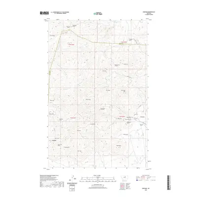 2020 Map of Zortman, 2020 Print