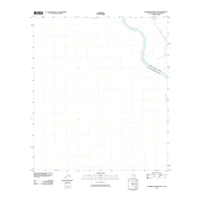 2010 Map of Zuberbueler Bend NW, 2010 Print