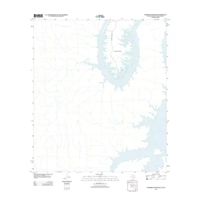 2013 Map of Zuberbueler Bend, 2013 Print