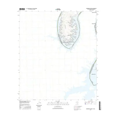 2016 Map of Zuberbueler Bend, 2016 Print