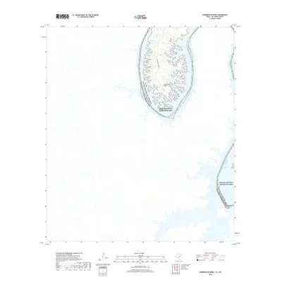 2019 Map of Zuberbueler Bend, 2019 Print