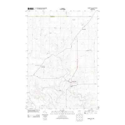2013 Map of Zumbro Falls, 2013 Print