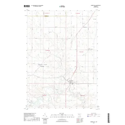 2019 Map of Zumbro Falls, 2019 Print