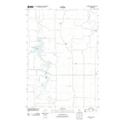 2011 Map of Zumbro Lake, 2011 Print