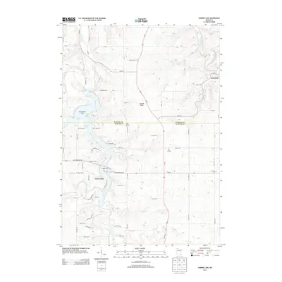 2013 Map of Zumbro Lake, 2013 Print
