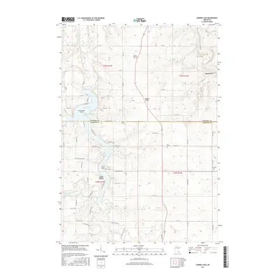 2016 Map of Zumbro Lake, 2016 Print