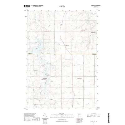 2019 Map of Zumbro Lake, 2019 Print
