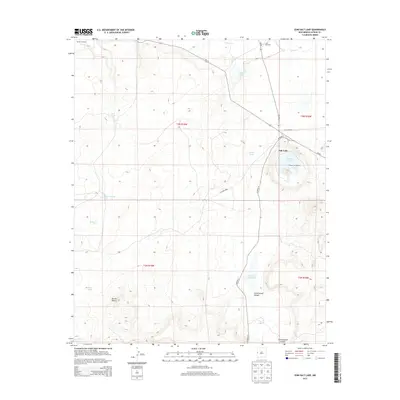 2013 Map of Zuni Salt Lake, 2013 Print