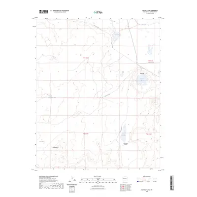 2023 Map of Zuni Salt Lake, 2023 Print