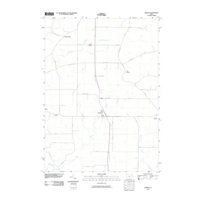 2010 Map of Zwingle, 2010 Print