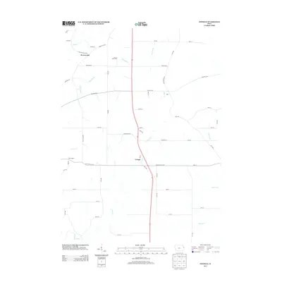 2013 Map of Zwingle, 2013 Print
